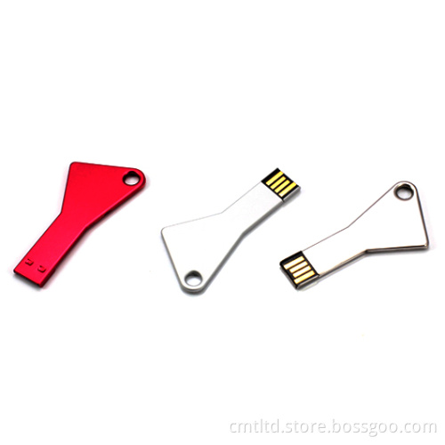 Key Triangle Style Custom USB Flash Drive Can Take Oxidised and Laser Engrave Logo